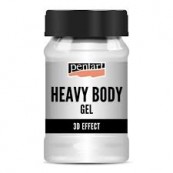 Gel Heavy Body Pentart, white, mat, 100 ml